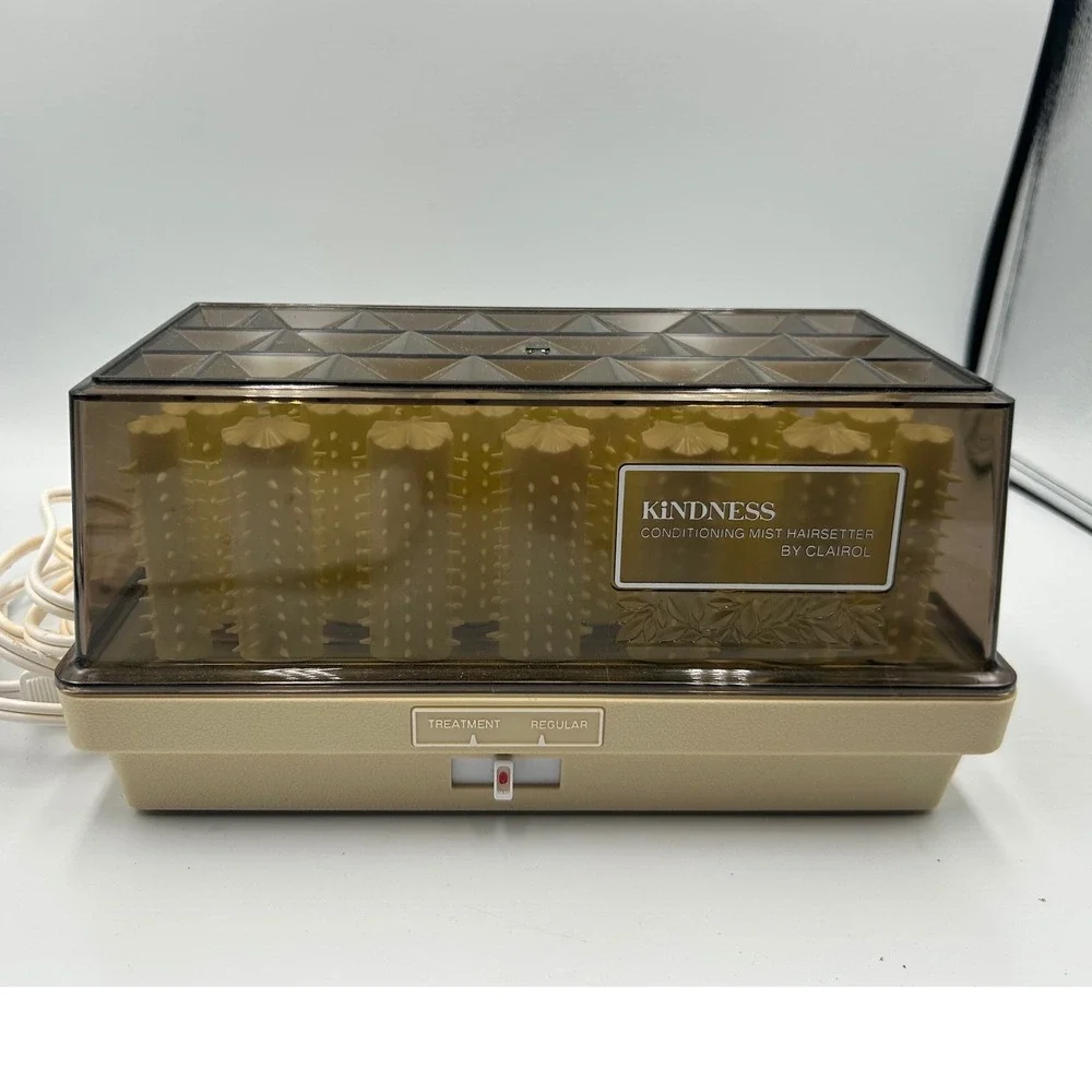 Vintage Clairol Kindness Custom Care Conditioning‎ Mist Hairsetter Hot Rollers